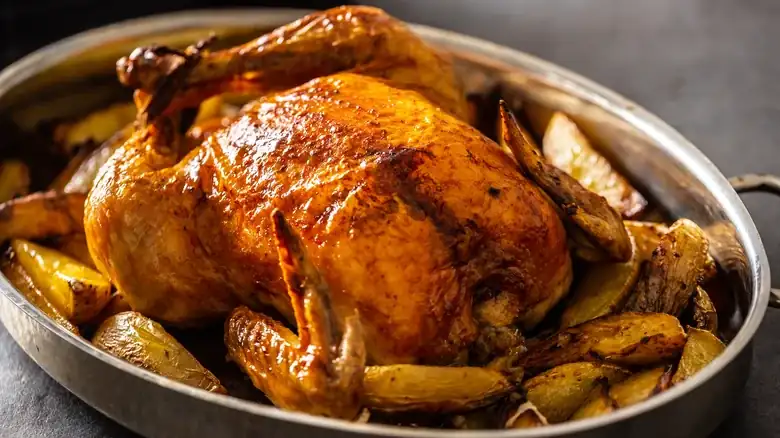 Don't Skip This Step For Perfectly Crisp Roast Chicken Skin