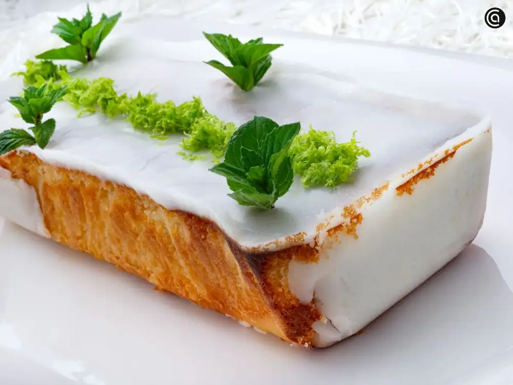 Tarta de limón glaseada, un postre de Eva Arguiñano