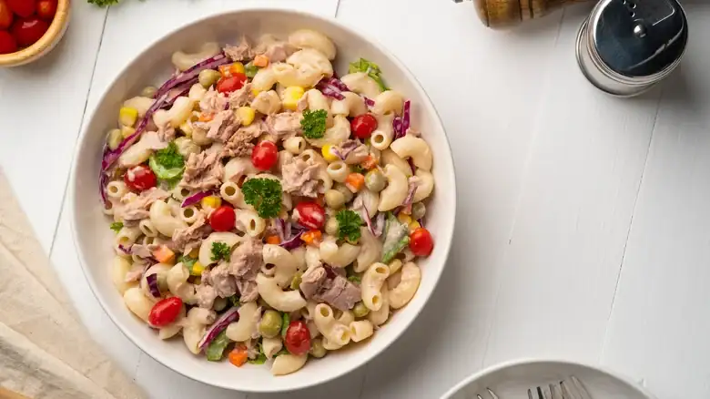 Punch Up Your Pasta Salad With This Seafood Pantry Staple
