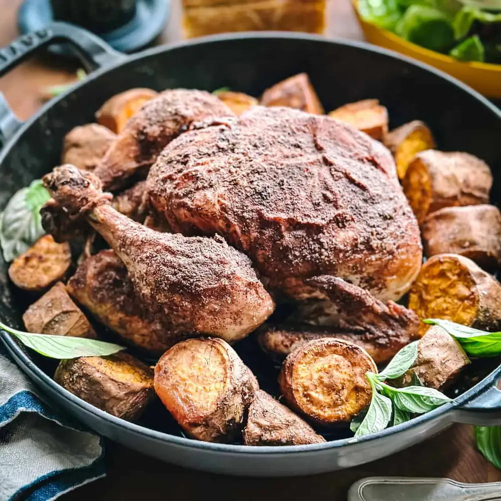 Roasted Cinnamon Chicken & Sweet Potatoes