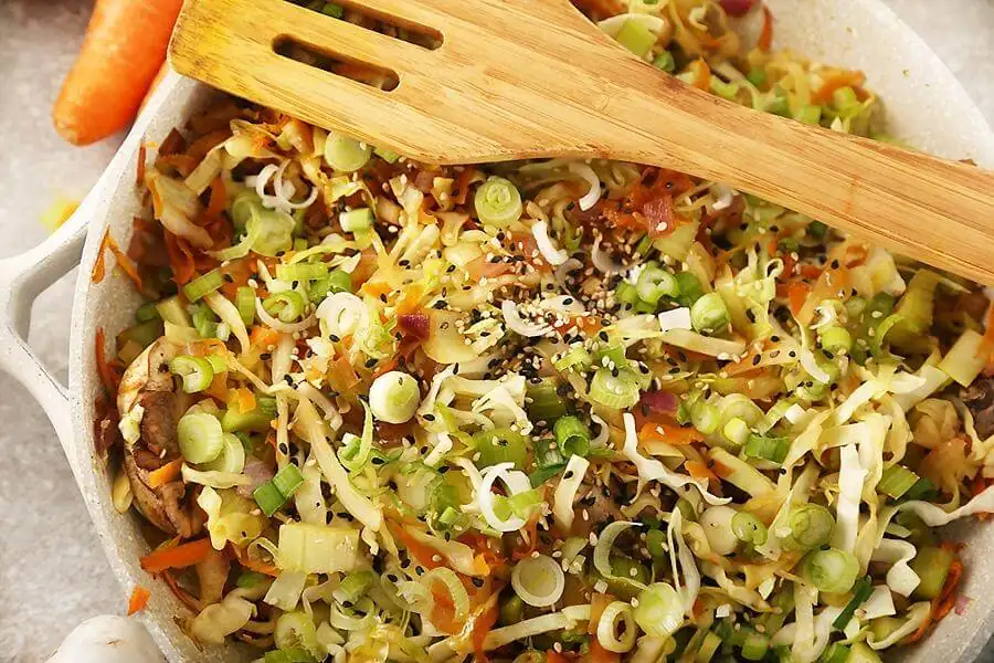 Vegan Egg Roll In a Bowl