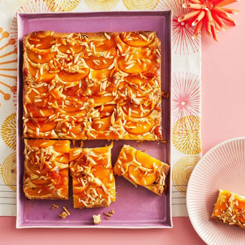 Peach sheet cake for Thermomix®