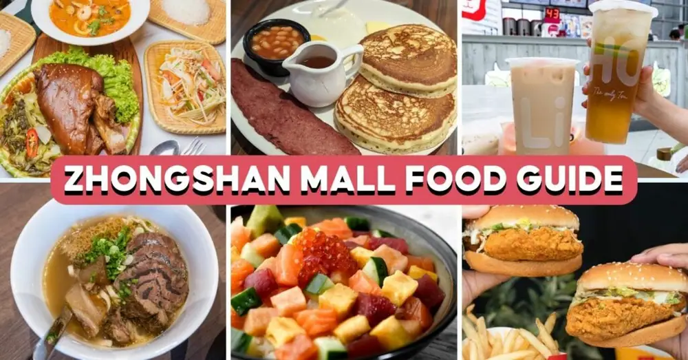 Guía gastronómica del centro comercial Zhongshan: 10 lugares para disfrutar de Chirashi Don, codillo de cerdo tailandés y mucho más a buen precio.