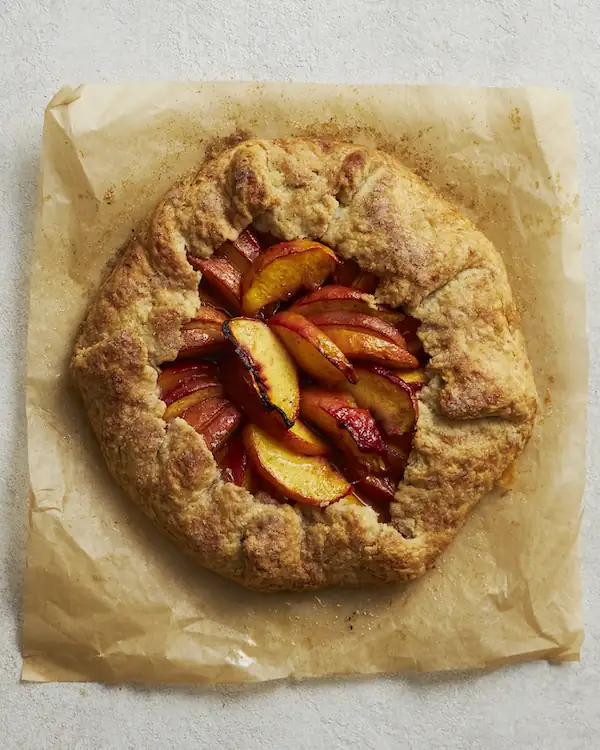 Five Spice Peach Galette by Marion Grasby
