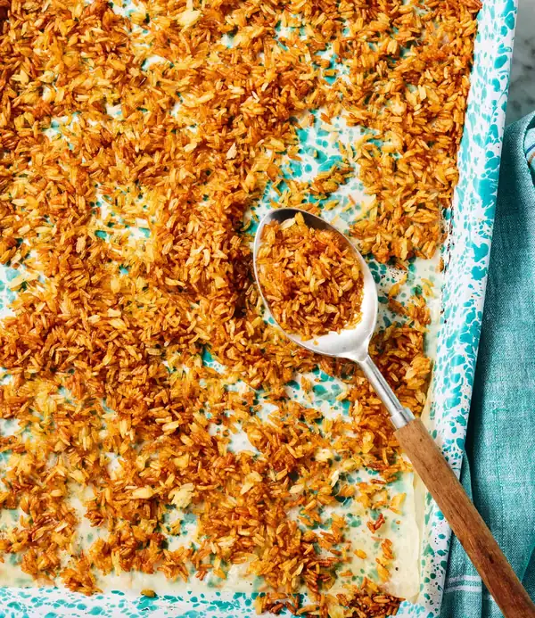 This 4-ingredient crispy rice is my favorite crunchy upgrade for salads and bowls