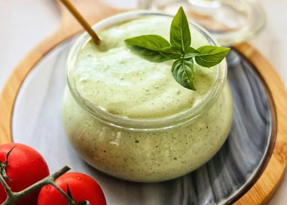 Whipped Feta Cheese with Greens