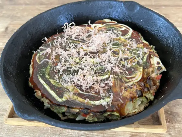 Shrimp and Cheese Okonomiyaki Recipe