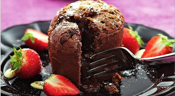 Chocolate Fondant with Liquid Filling