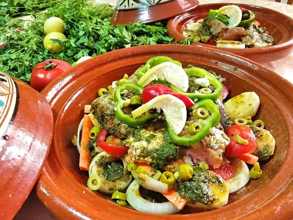 Moroccan Fish Tagine Recipe with Chermoula and Vegetables