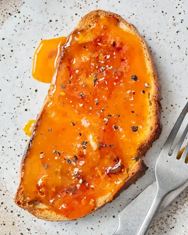 Garlic Chilli Crisp Confit Egg Yolks Recipe