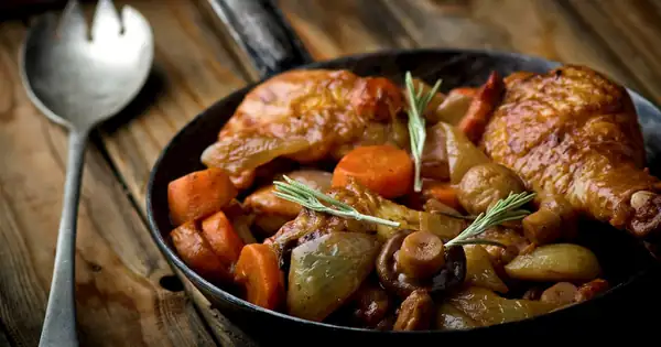 Receta auténtica de Coq au Vin de chanturgue