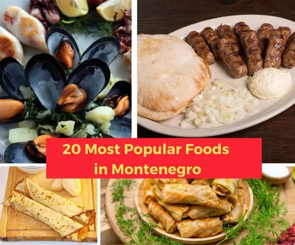 Los 20 alimentos más populares de Montenegro