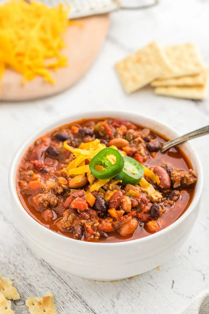 Three Bean and Beef Chili