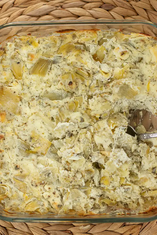Greek Artichoke Feta Dip (Baked)
