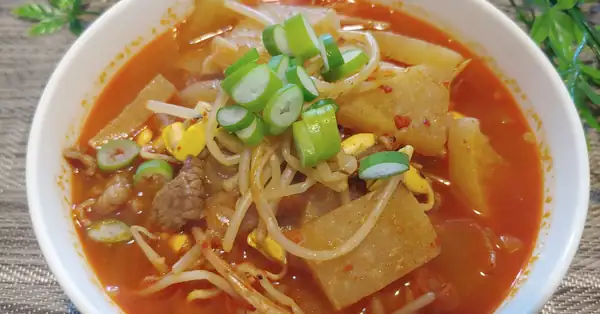 Sopa de carne súper sencilla