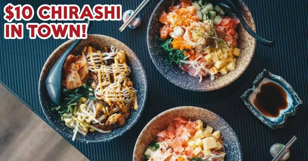 Tenkaichi Has $10 Nett Bara Chirashi, Mentaiko And Cheesy Teriyaki Don During Lunch In Town