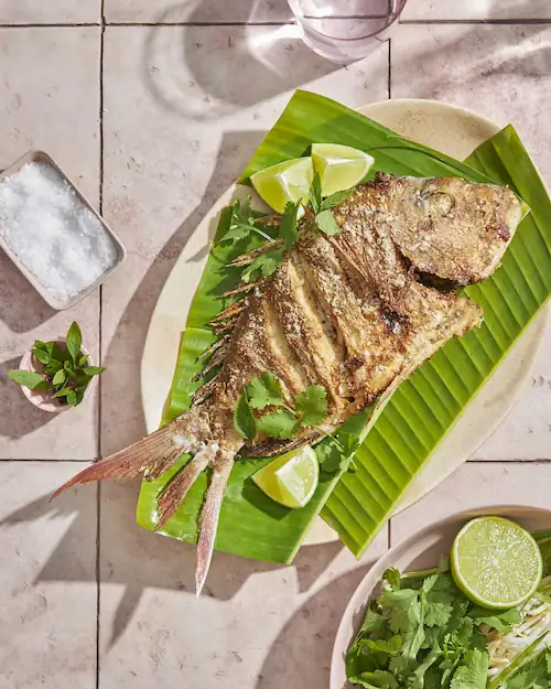 Thai Green Curry Crispy Snapper