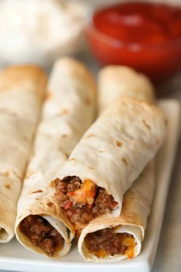 Receta de taquitos de carne al horno