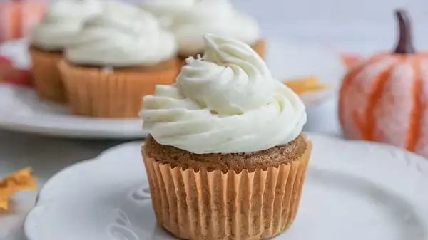 Receta de cupcakes de calabaza con especias