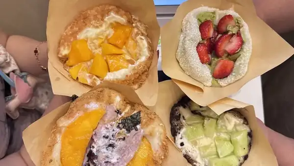 Giant stuffed fruit mochi has arrived in Toronto and people are waiting 30 minutes for it