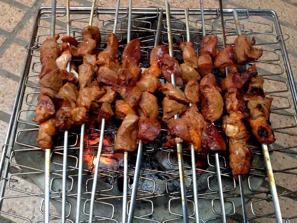 Moroccan Grilled Liver Kebabs