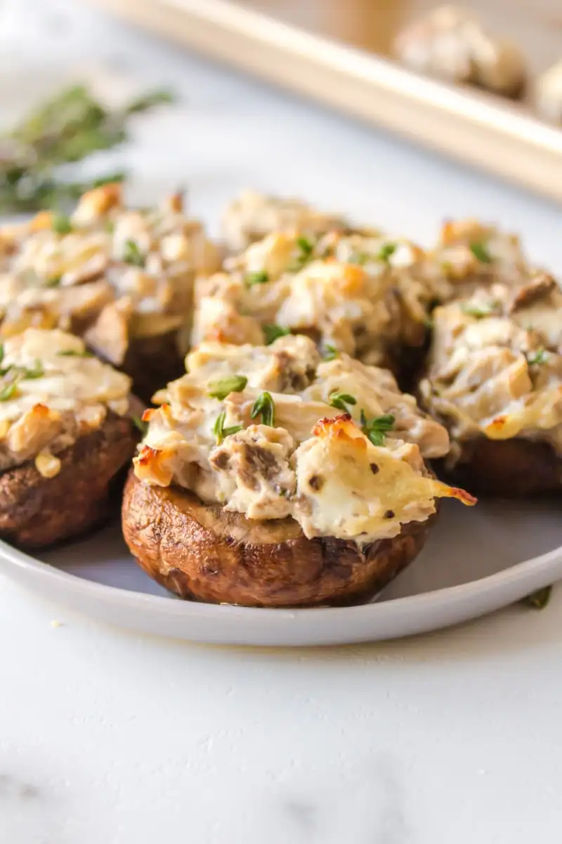 Goat Cheese Stuffed Mushrooms