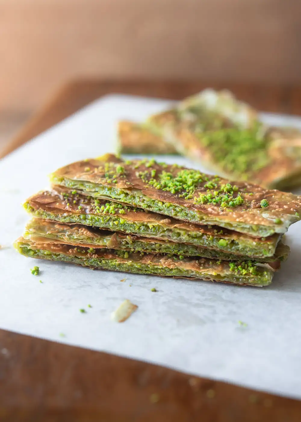 Easy Katmer Recipe (Turkish Pistachio Pastry Dessert)