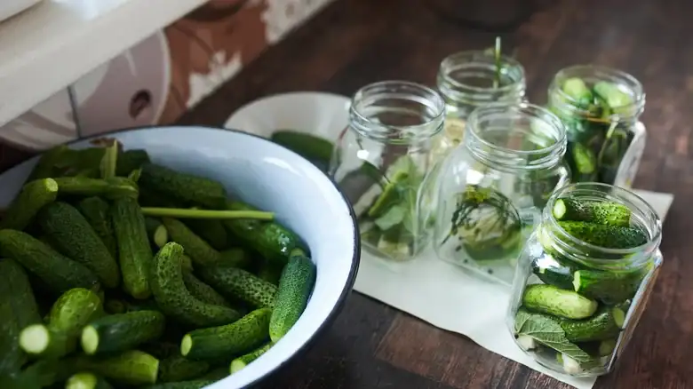 Why Removing The Blossom Ends Of Your Cucumbers Before Pickling Is A Must