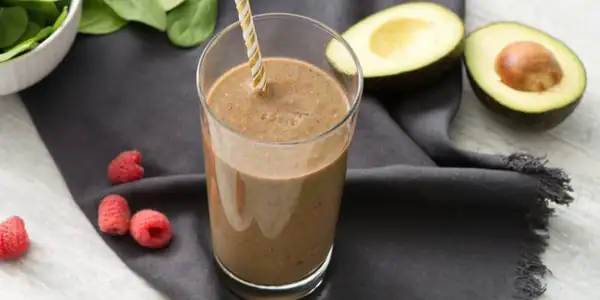 Raspberry Spinach Smoothie