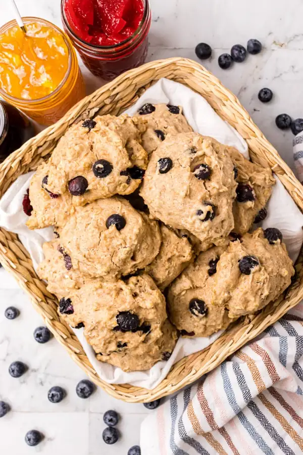 Whole Grain Blueberry Biscuits