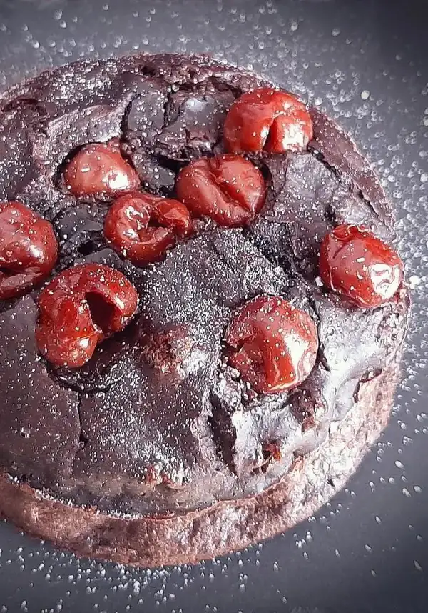 Cocoa and Black Cherry Cake