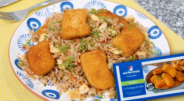 Chaufa with nuggets: step-by-step recipe (VIDEO)