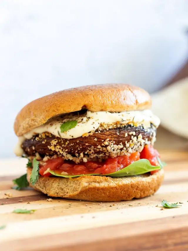Portobello Mushroom Vegan Burger