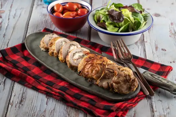Greek Stuffed Lamb Roll