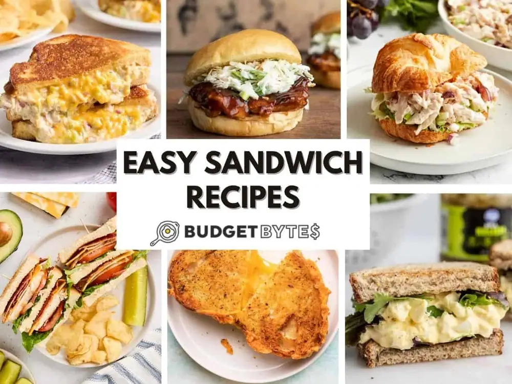 Ideas frescas para todos los amantes de los sándwiches 🙌