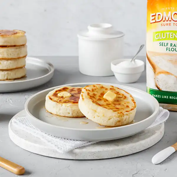 Receta de crumpets sin gluten de Nueva Zelanda