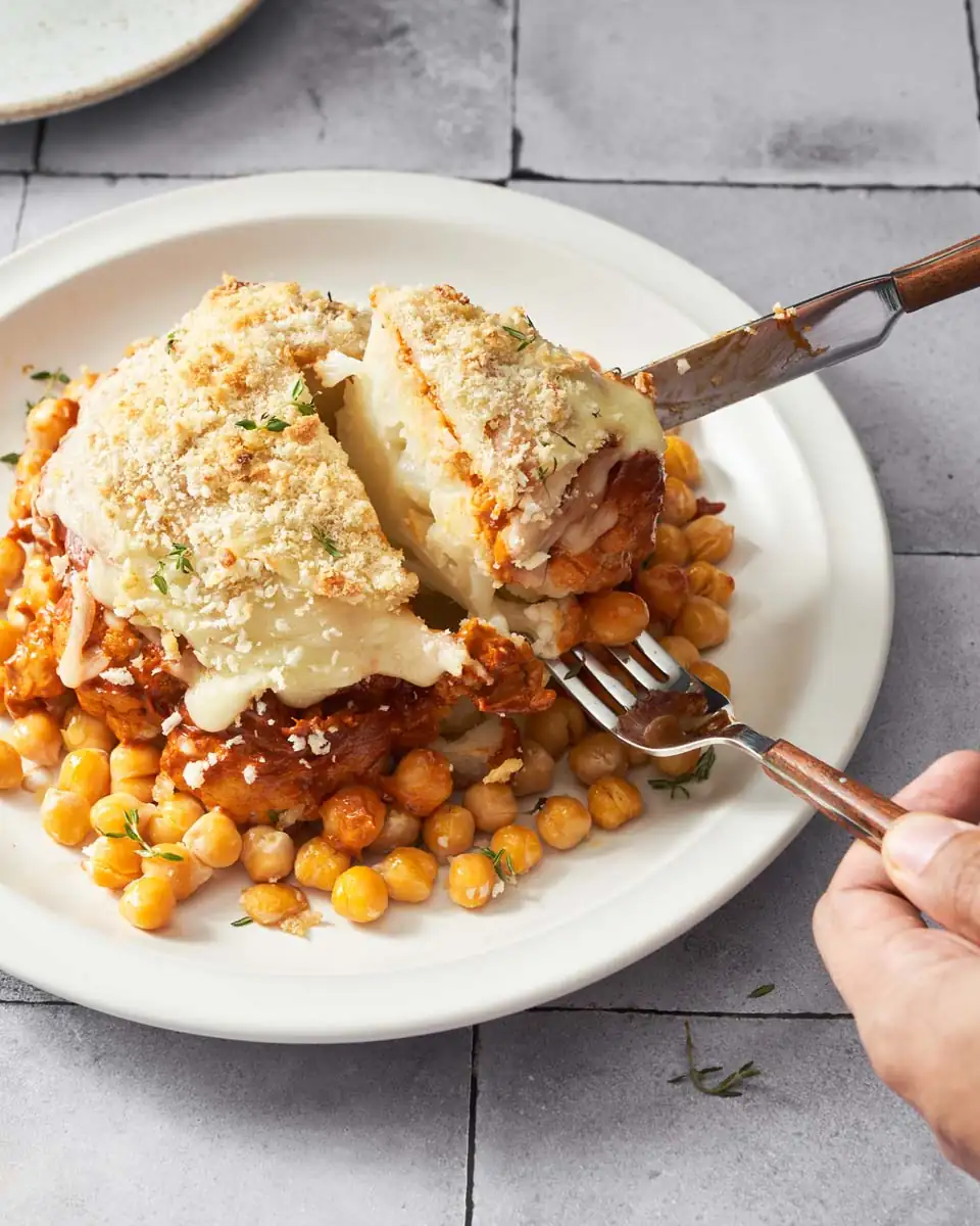 Microwave Volcano Cauliflower Bake