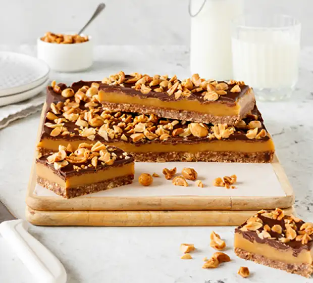 No-bake Peanut Butter Caramel Slice Recipe NZ