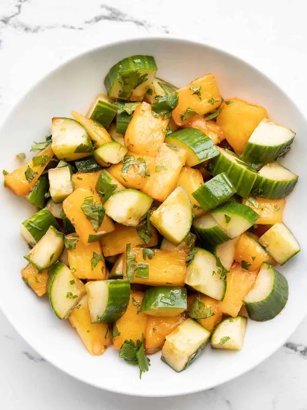 Spicy Pineapple Cucumber Salad