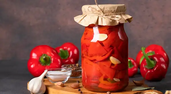 Pickled peppers for the winter without sterilization