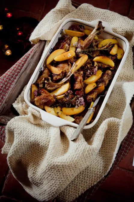 Roast goat With Sila Potatoes