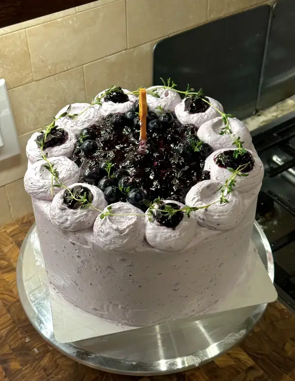 Blueberry Yogurt Cake