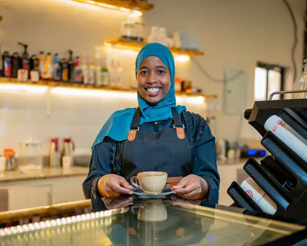 ‘I fell in love with the art of coffee-making’: the female baristas shaking up Somalia’s booming cafe scene