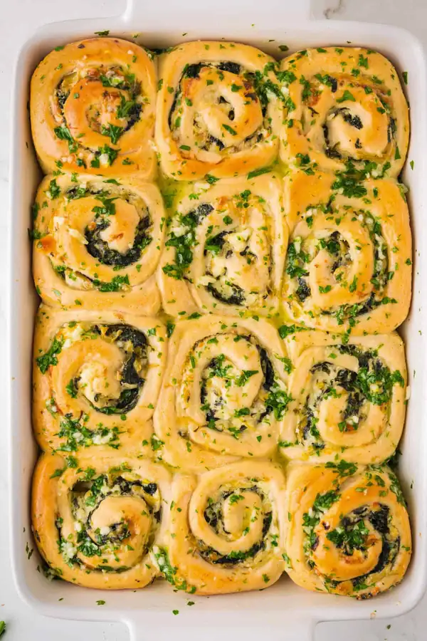 Spinach Artichoke Buns