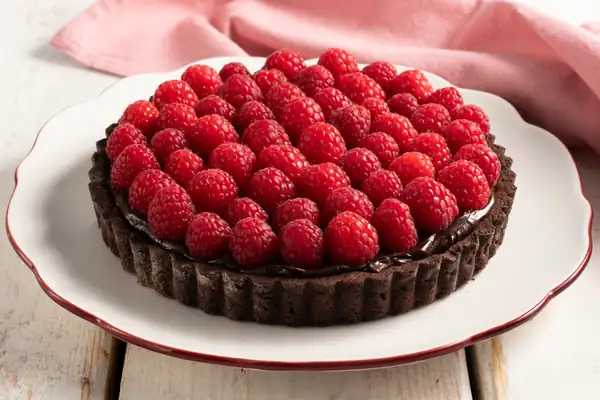 Chocolate and Raspberry Tart
