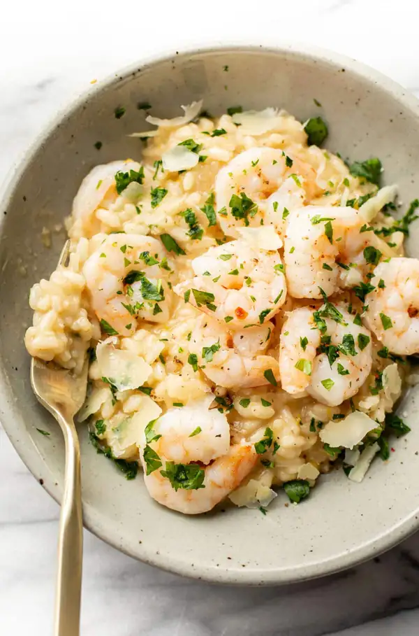Lemon Garlic Shrimp Risotto