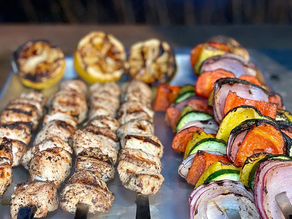 Moroccan Chicken Kebabs