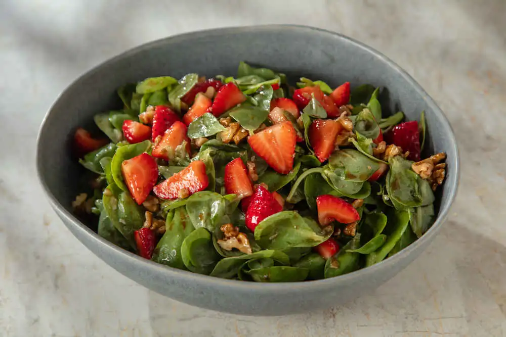 Strawberry Purslane Salad