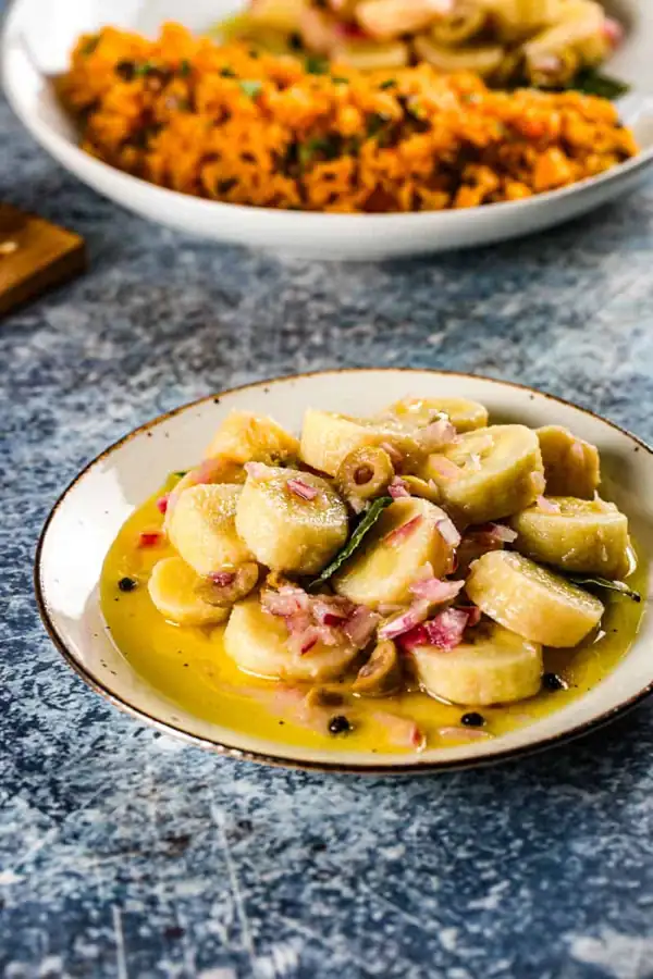 Guineos Escabeche Con Mollejas