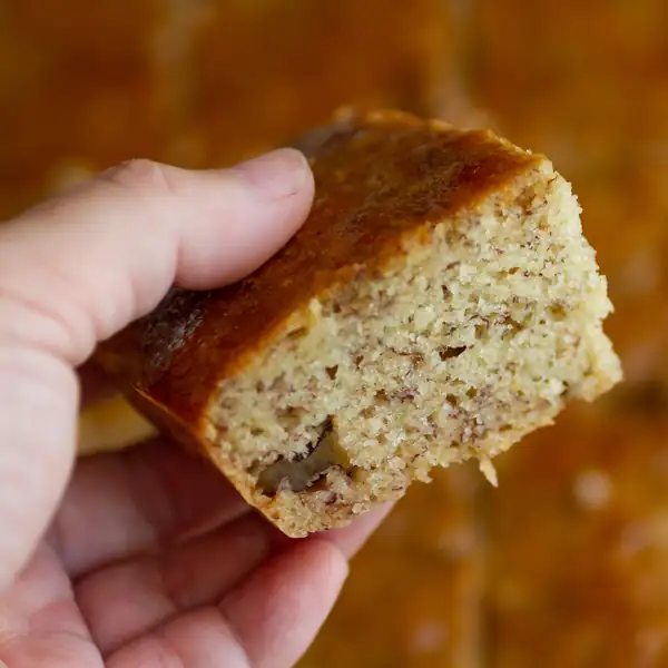 Sheet Pan Moist And Delicious Banana Bread